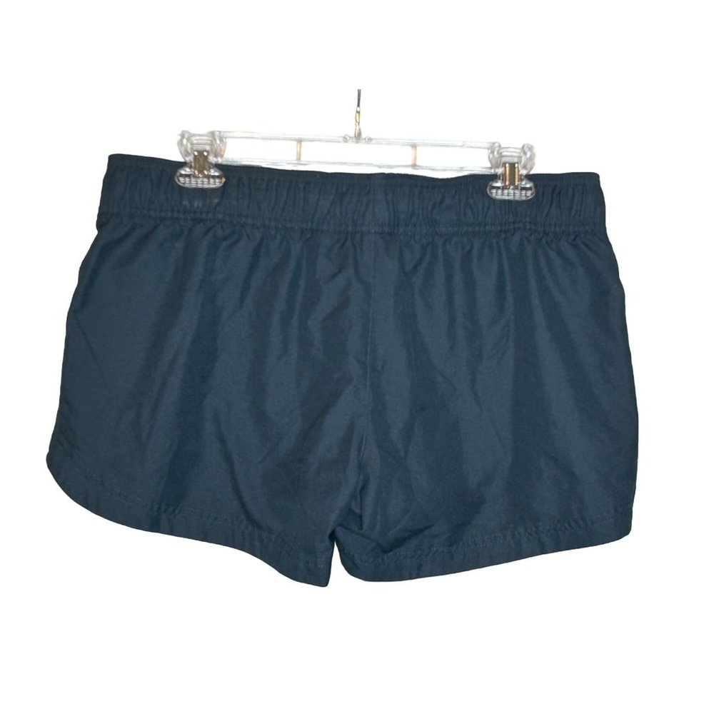 Nike Perfect Fit‎ Womens Running Shorts Large 12 - 14 Navy Blue Elastic Waist - Picture 3 of 7